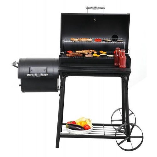 tepro Garten Tepro Biloxi Afsluitbare Houtskool Barbecue / Smoker - Zwart