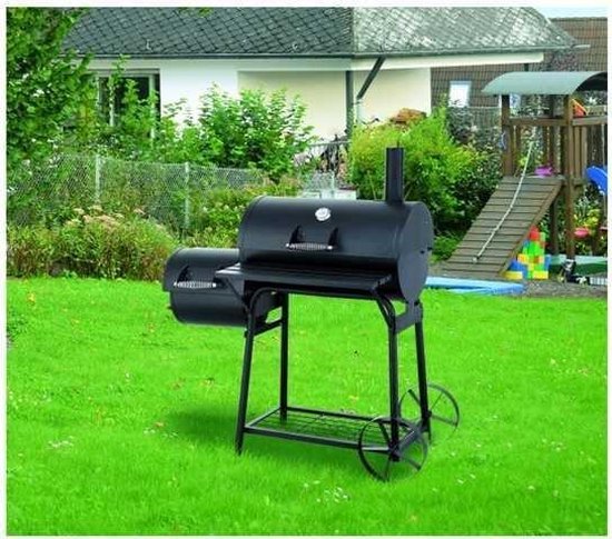 tepro Garten Tepro Biloxi Afsluitbare Houtskool Barbecue / Smoker - Zwart