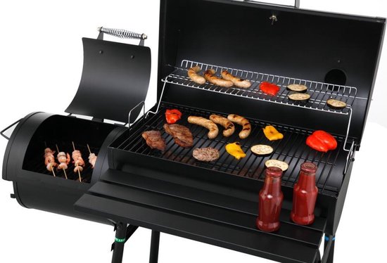 tepro Garten Tepro Biloxi Afsluitbare Houtskool Barbecue / Smoker - Zwart