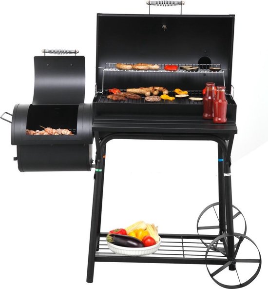 tepro Garten Tepro Biloxi Afsluitbare Houtskool Barbecue / Smoker - Zwart
