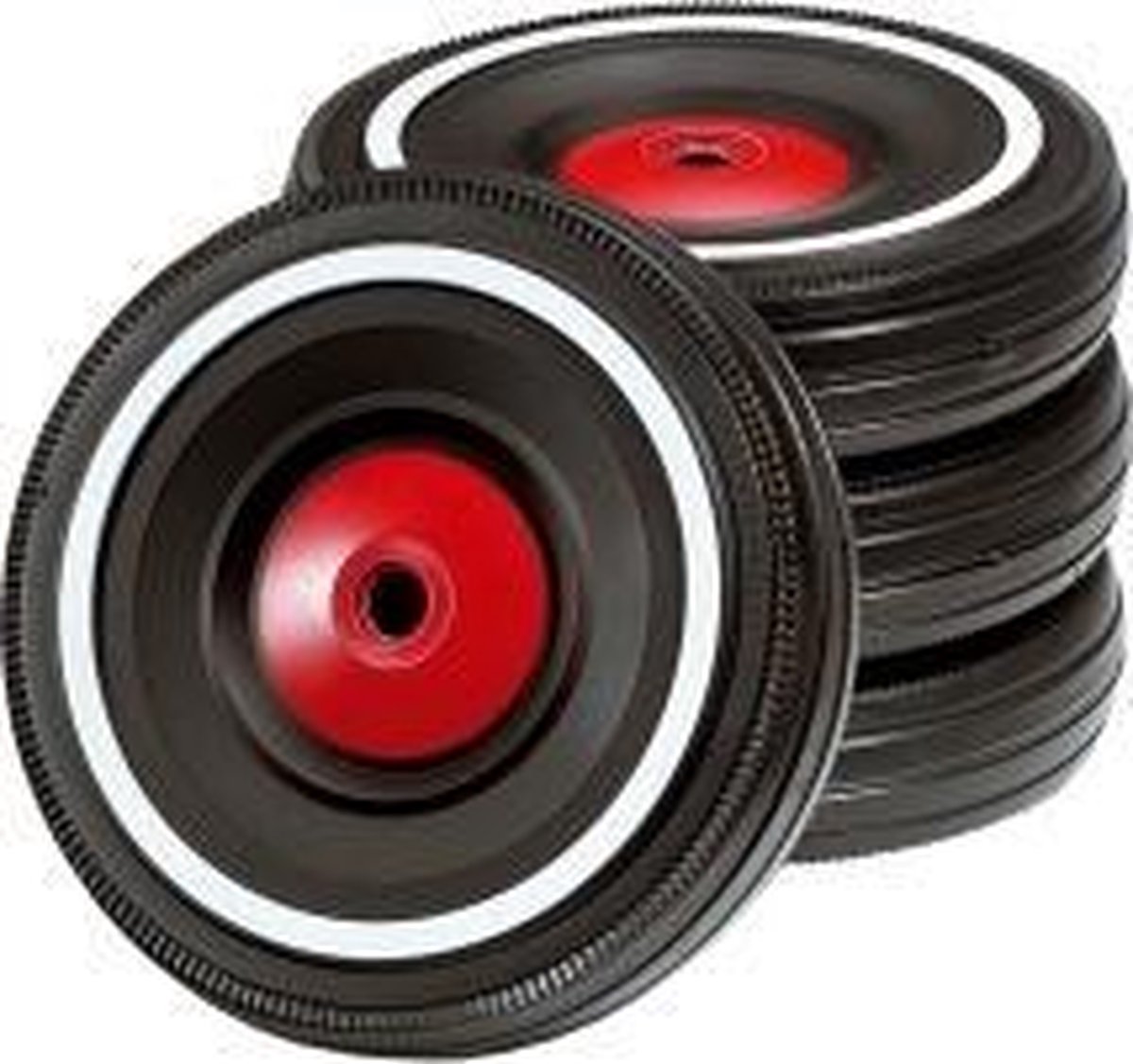 Big Bobby Car Fluisterwielen - Zwart