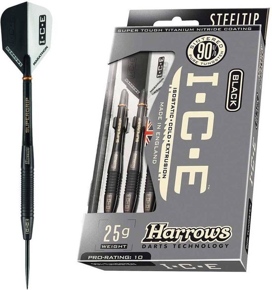 Harrows Darts Harrows Steeltip Black Ice Dartpijlen - 21 Gr