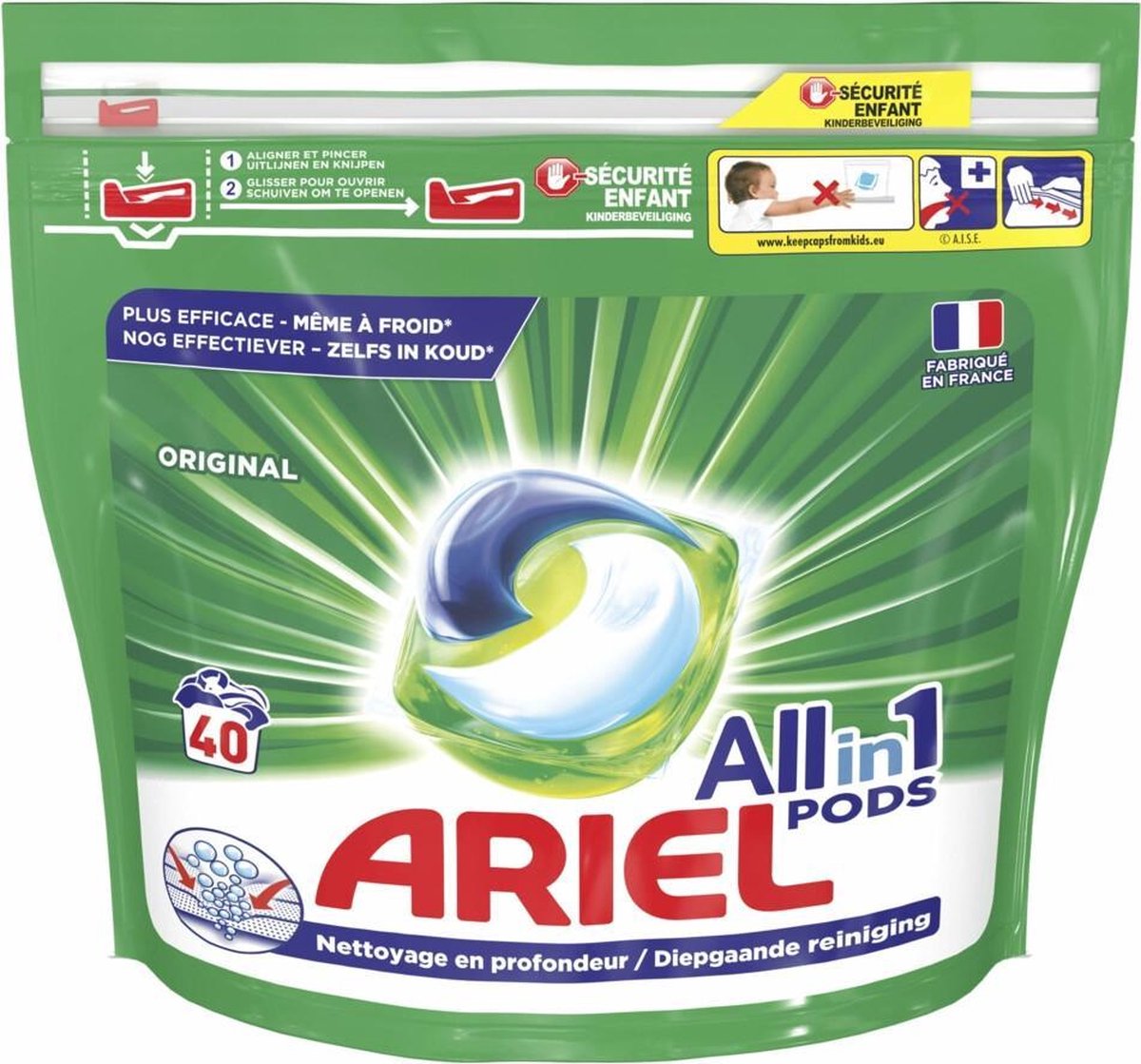 Ariel All-in-1 Pods Original 40 stuks