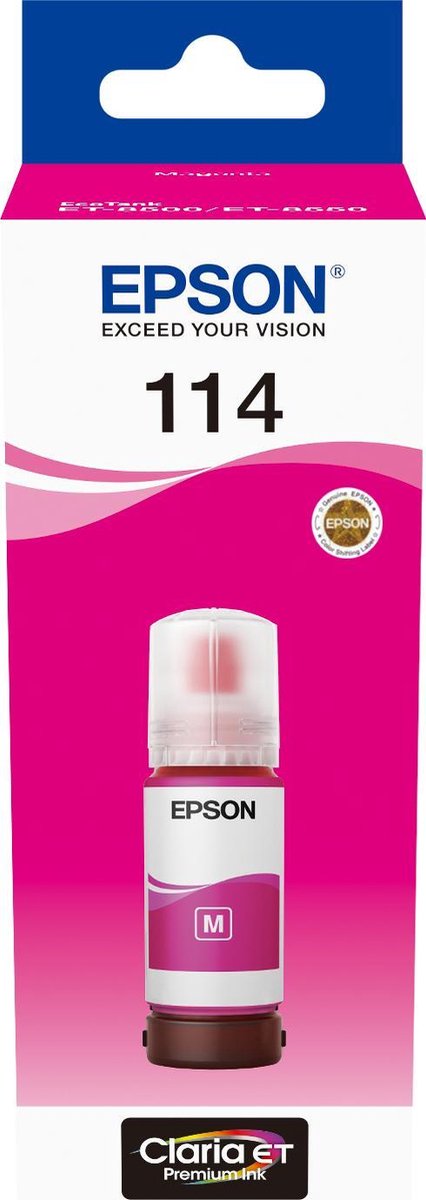 Epson 114 Inktflesje - Magenta