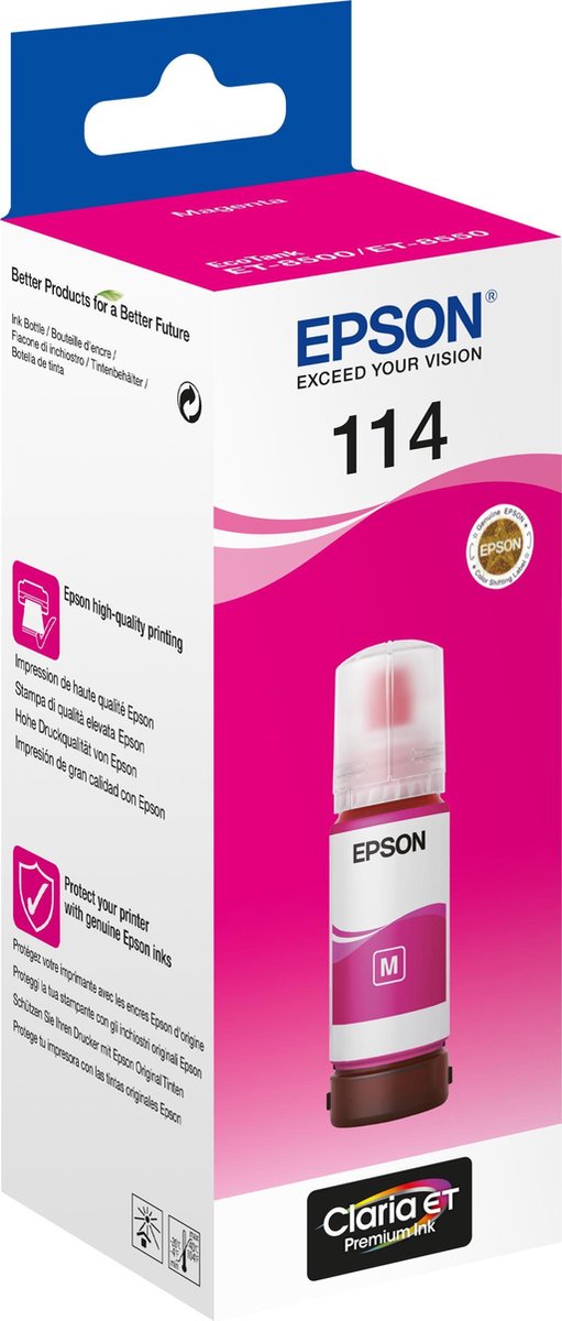 Epson 114 Inktflesje - Magenta