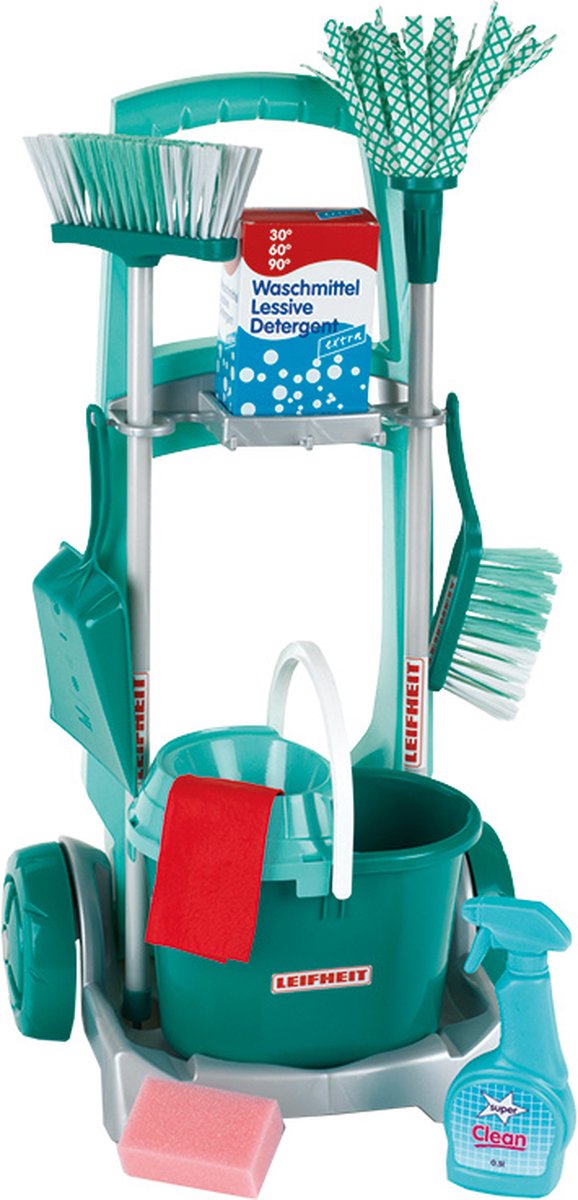 Leifheit Speelgoed Schoonmaaktrolley - Groen