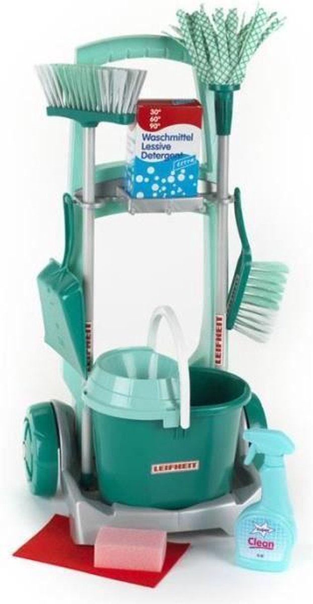 Leifheit Speelgoed Schoonmaaktrolley - Groen