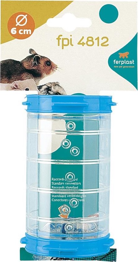 Ferplast Tunnelbuis 4 Fpi 4812 Kort - Dierenverblijf - 6x11 cm Assorti