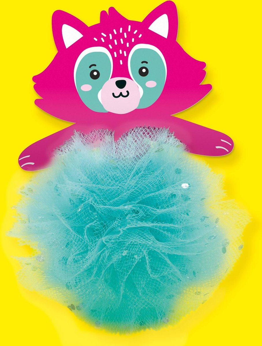 Ses Glitter Tule Pompoms - Geel