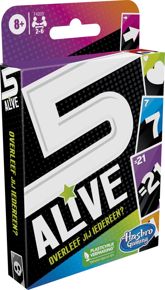 Hasbro Spel 5 Alive Kaartspel