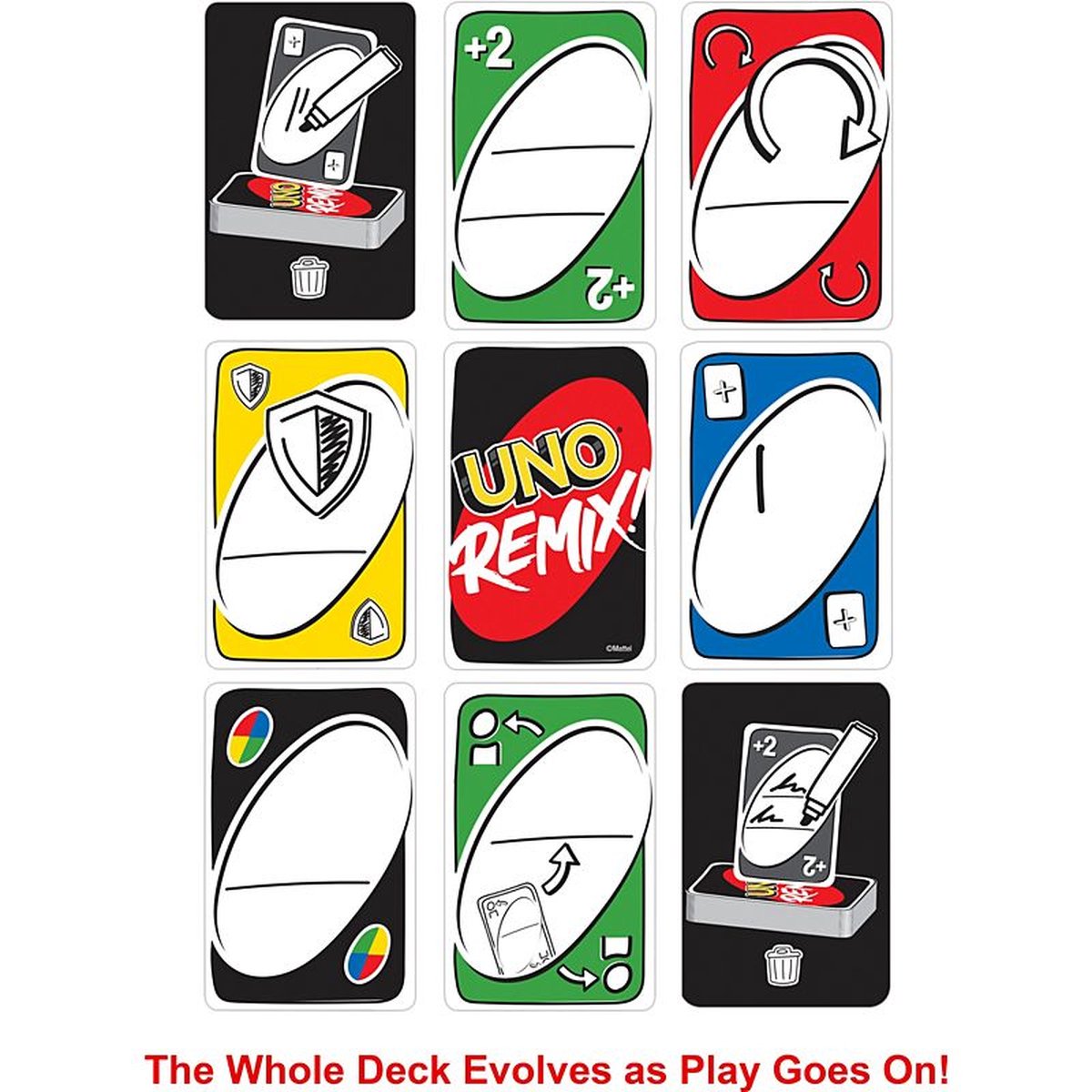 Mattel Spel Uno Remix