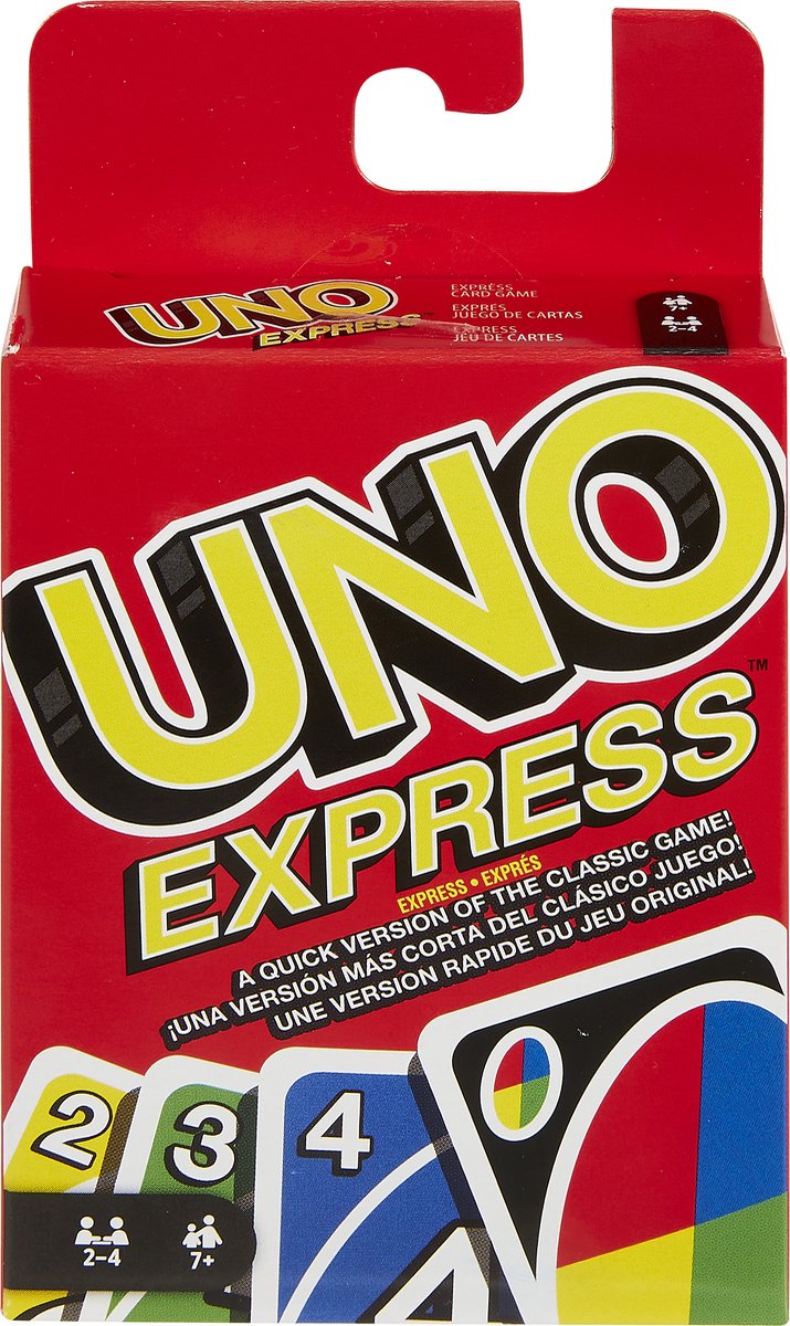 Mattel Spel Uno Express - Rood