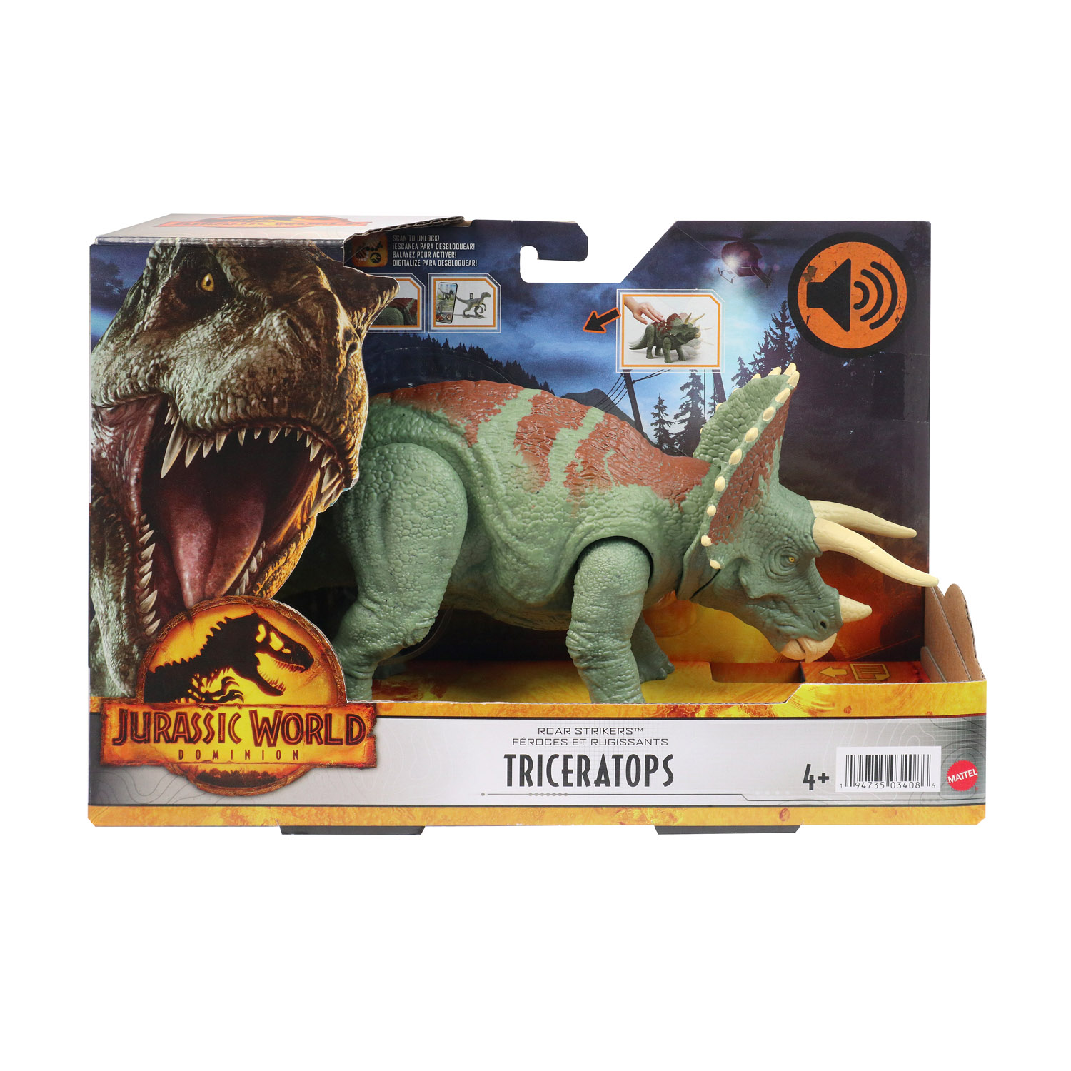 Mattel Jurassic World Roar Strikers Assortment