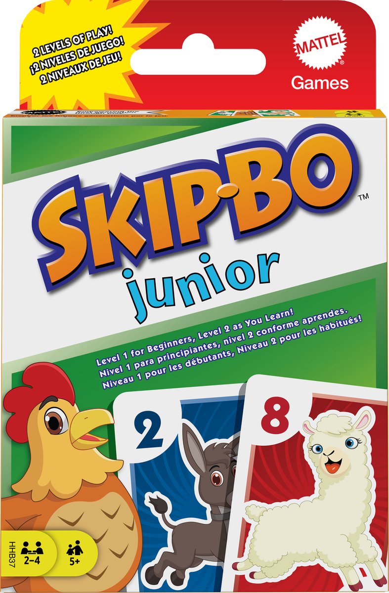 Mattel Skip-Bo Junior kaartspel