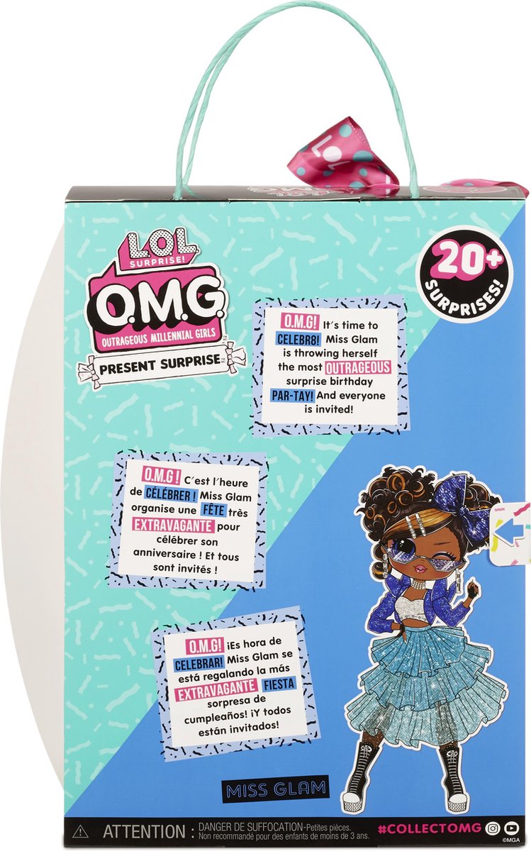 MGA Lol Surprise Omg Birthday Doll - Blauw
