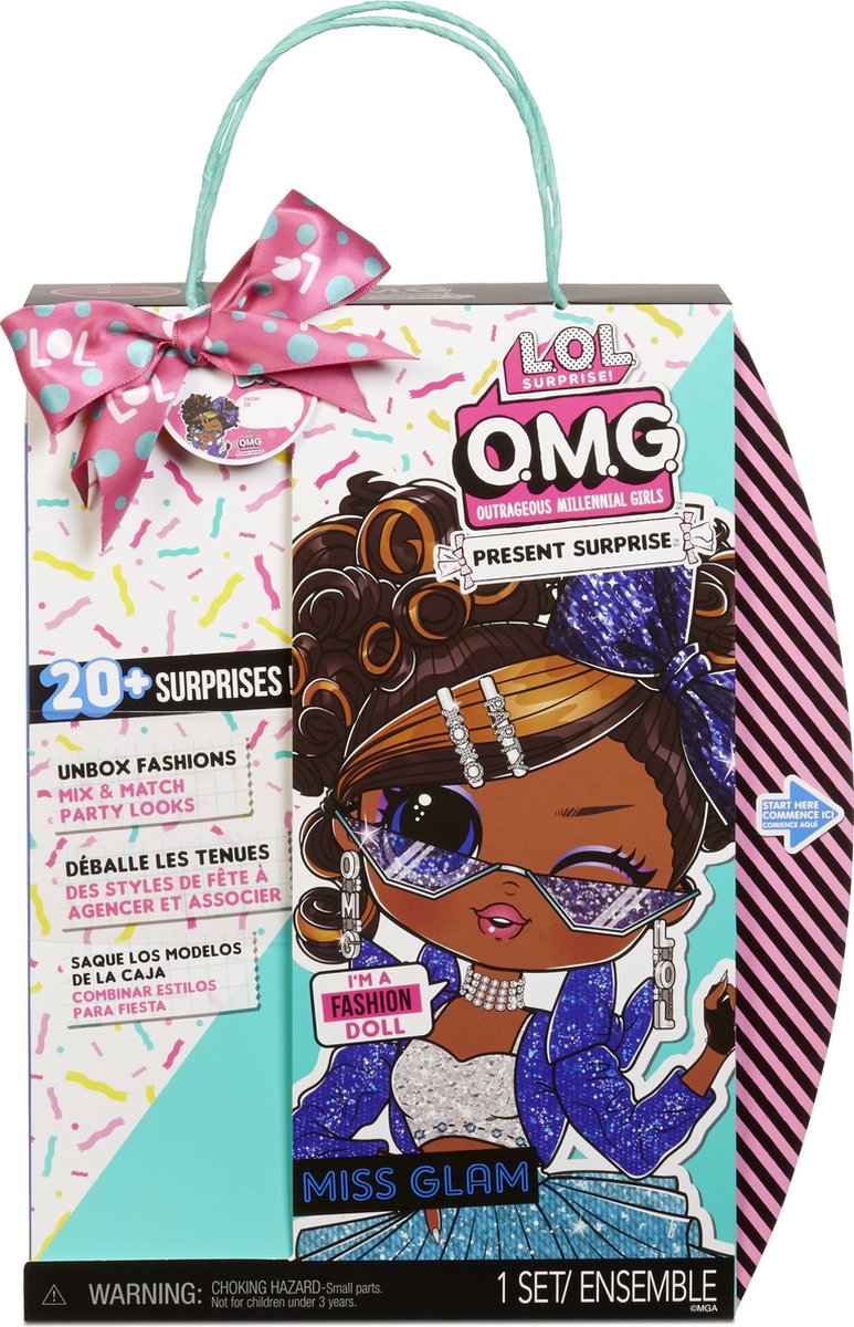 MGA Lol Surprise Omg Birthday Doll - Blauw