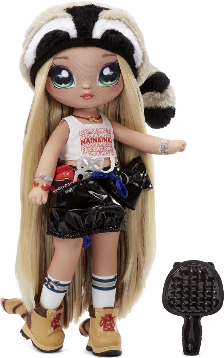 MGA Na! Na! Na! Surprise Teens Doll - Gretchen Stripes (Raccoon)