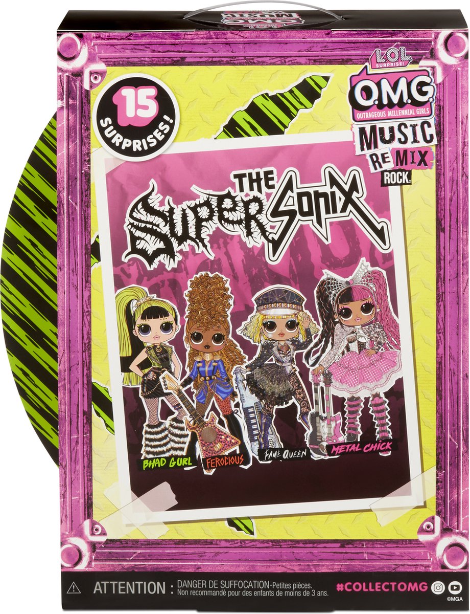 MGA L.O.L Surprise! Omg Remix Rock- Bhad Gurl And Drums