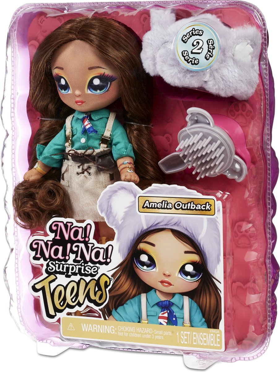 MGA Na! Na! Na! Surprise Teens Doll - Amelia Outback (Koala)