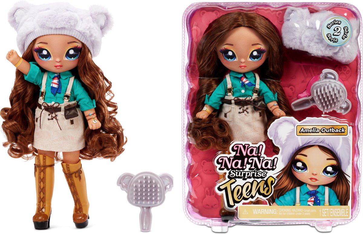 MGA Na! Na! Na! Surprise Teens Doll - Amelia Outback (Koala)