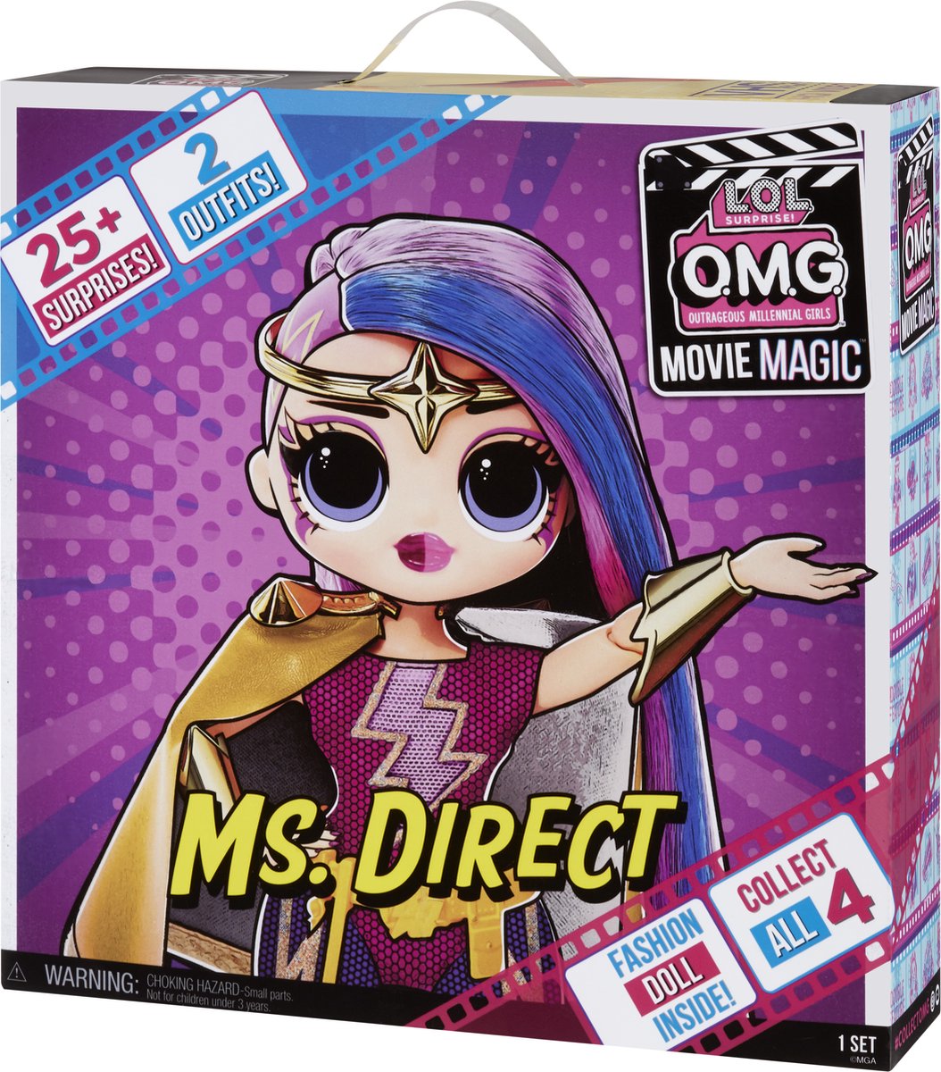 MGA L.O.L. Surprise! O.M.G. Movie Magic Doll - Ms. Direct