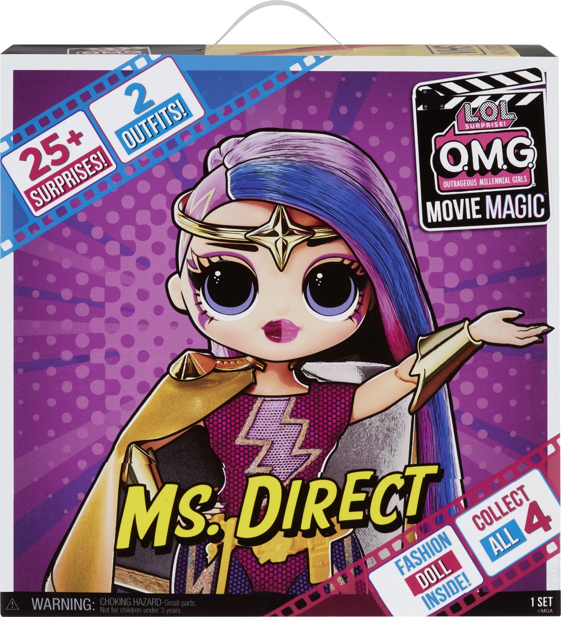 MGA L.O.L. Surprise! O.M.G. Movie Magic Doll - Ms. Direct