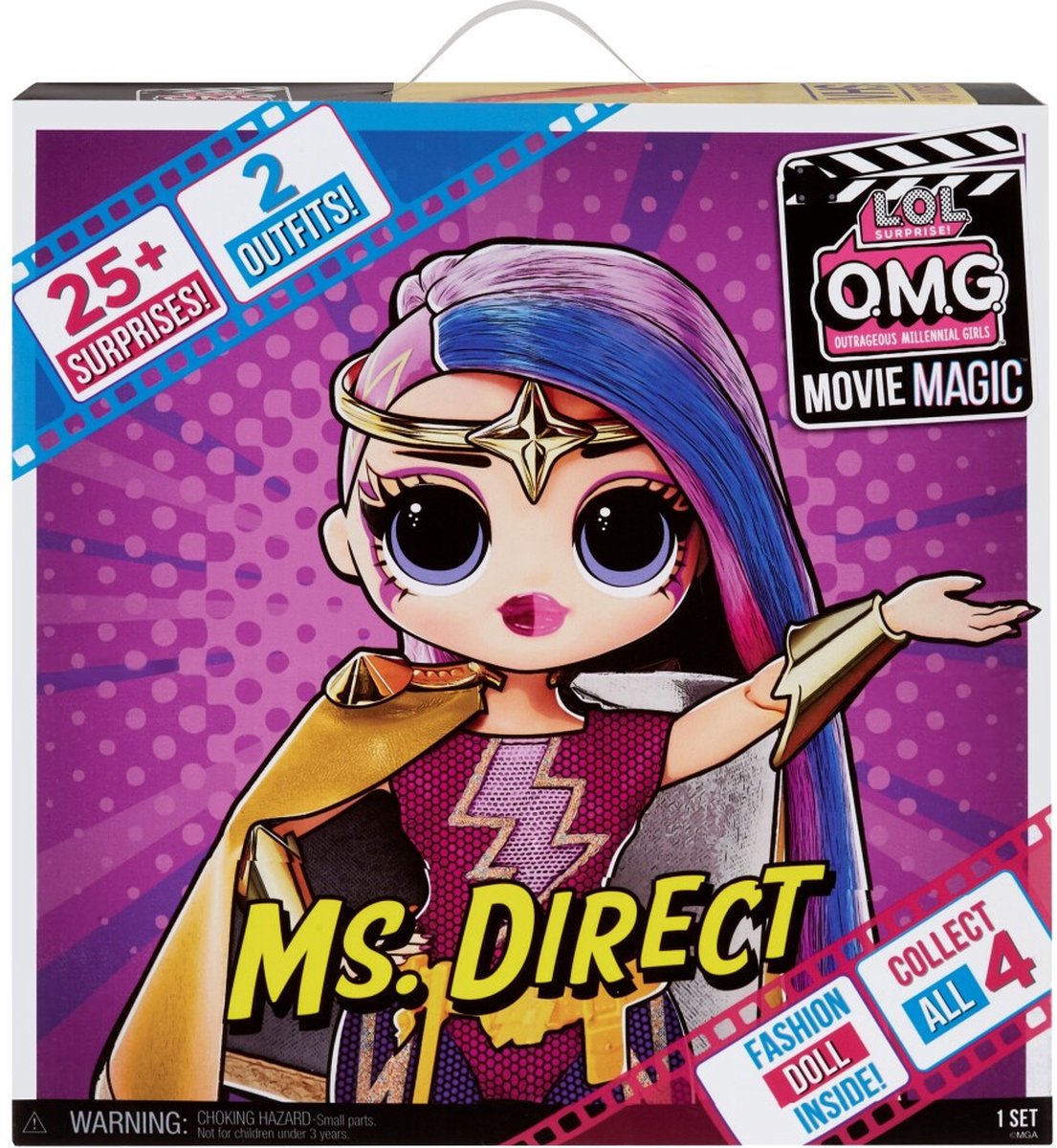 MGA L.O.L. Surprise! O.M.G. Movie Magic Doll - Ms. Direct