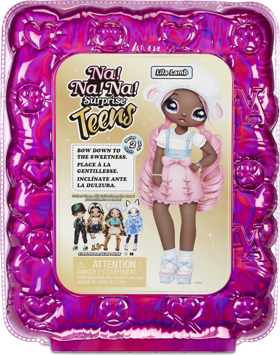 MGA Na! Na! Na! Surprise Teens Doll - Lila Lamb