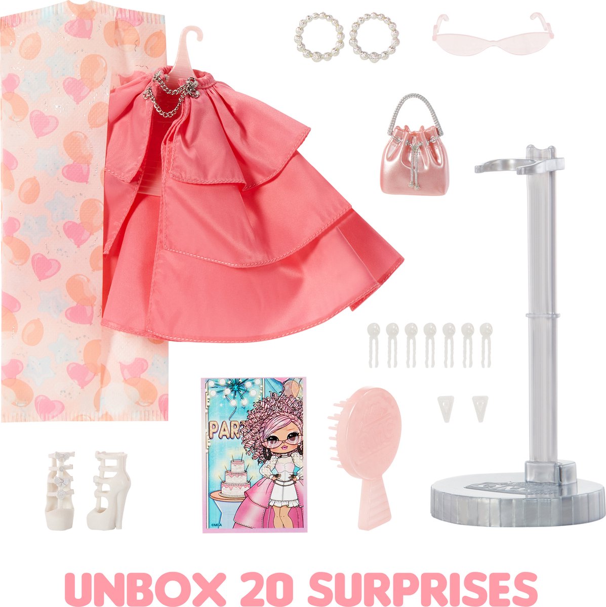 MGA L.O.L. Surprise OMG Birthday Doll- Miss Celebrate - Roze