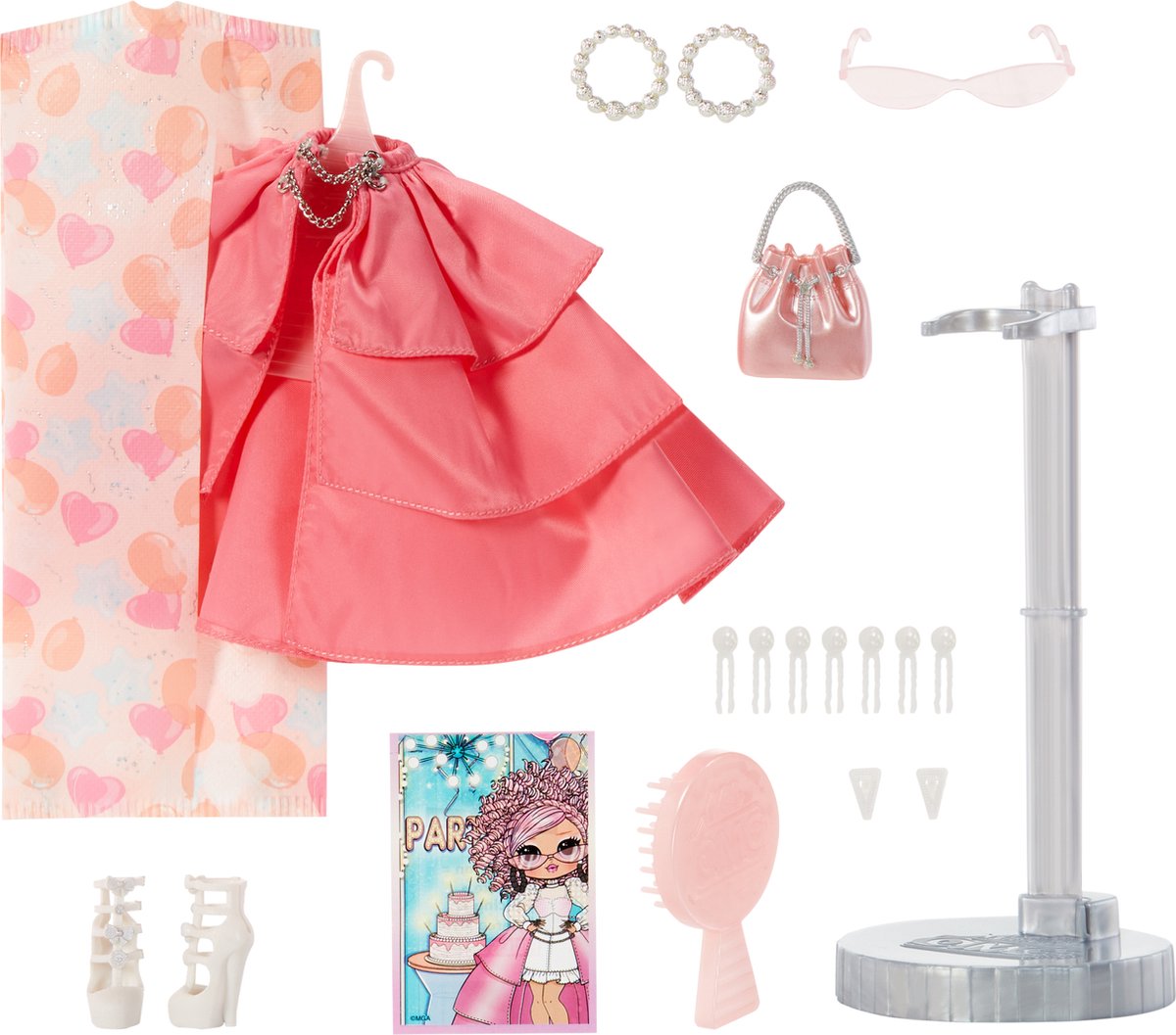 MGA L.O.L. Surprise OMG Birthday Doll- Miss Celebrate - Roze