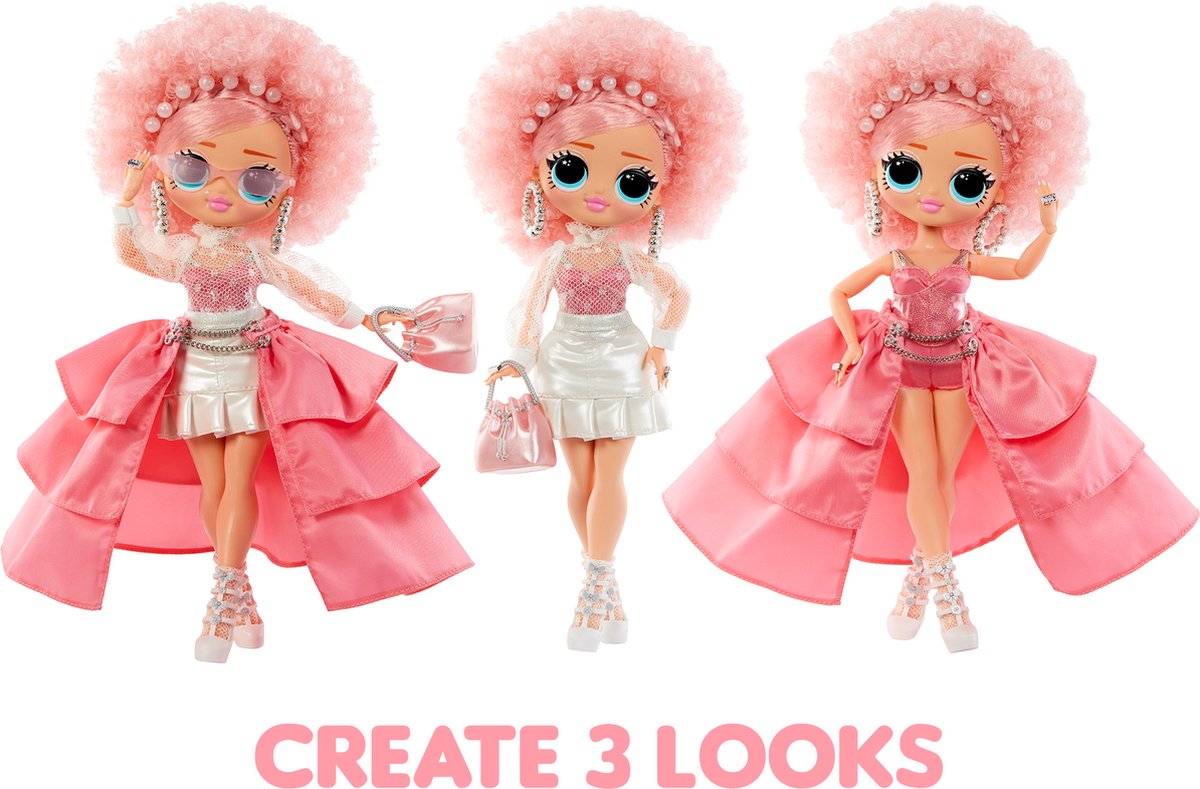 MGA L.O.L. Surprise OMG Birthday Doll- Miss Celebrate - Roze
