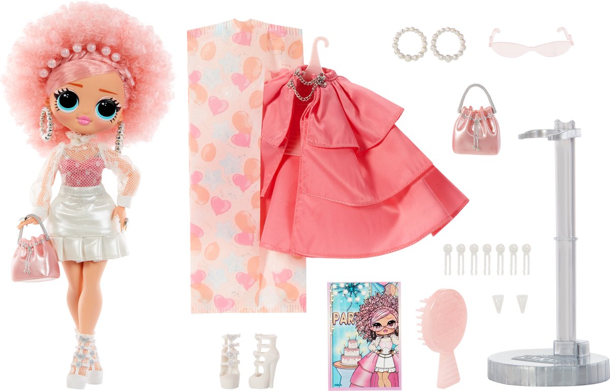 MGA L.O.L. Surprise OMG Birthday Doll- Miss Celebrate - Roze