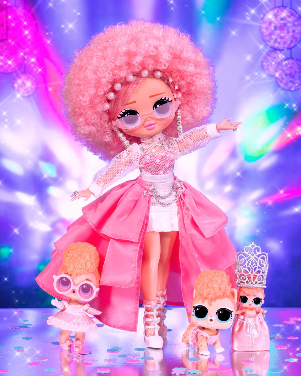 MGA L.O.L. Surprise OMG Birthday Doll- Miss Celebrate - Roze