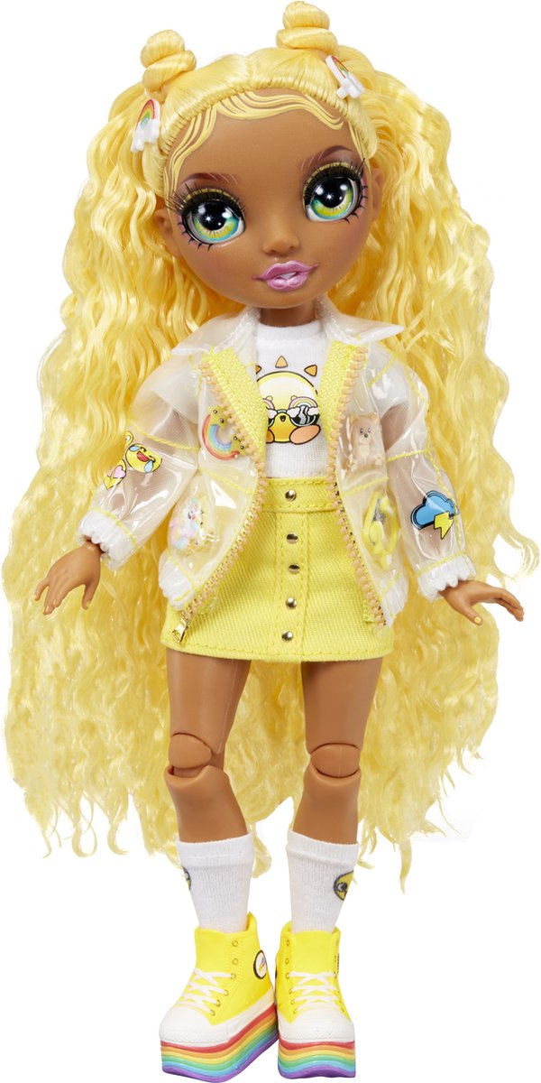 MGA Rainbow High Junior High Fashion Doll Sunny Madison (Yellow)