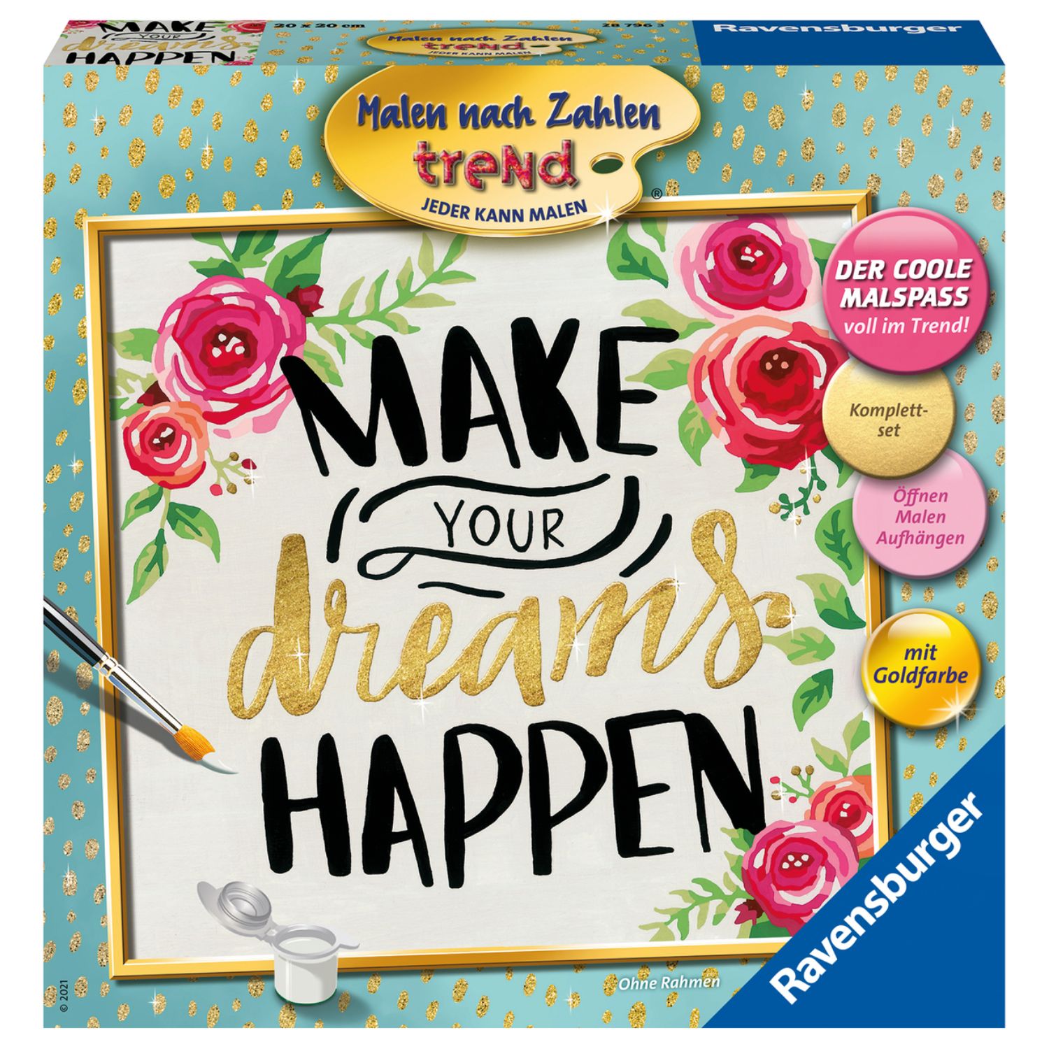 Ravensburger Schilderen Op Nummer Make Dreams Vierkant