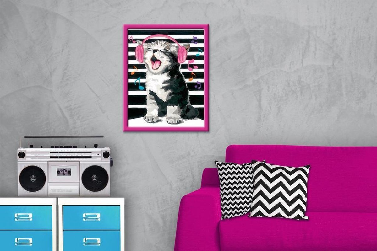 Ravensburger Schilder Op Nummer Zingende Kat