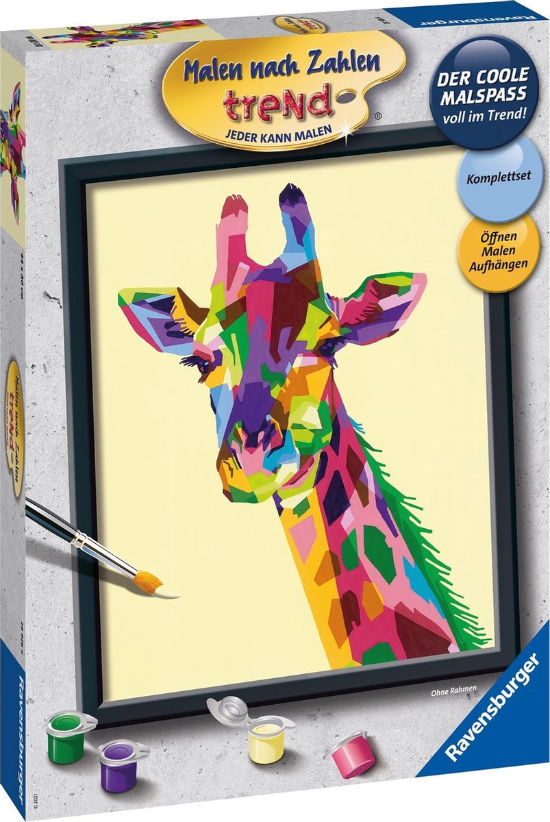 Ravensburger Schilder Op Nummer Bonte Giraffe