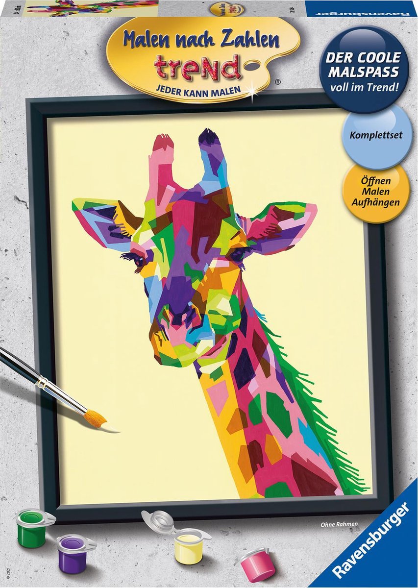 Ravensburger Schilder Op Nummer Bonte Giraffe