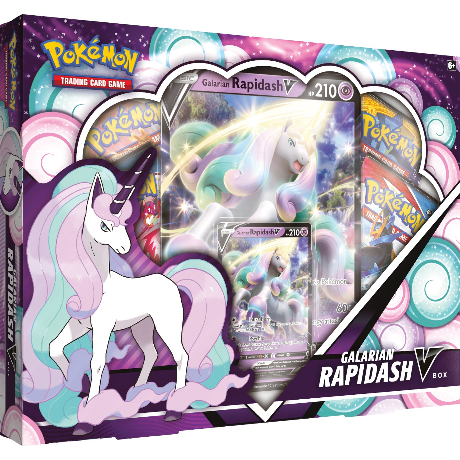 Asmodee Pokémon TCG Galarian Rapidash V Box