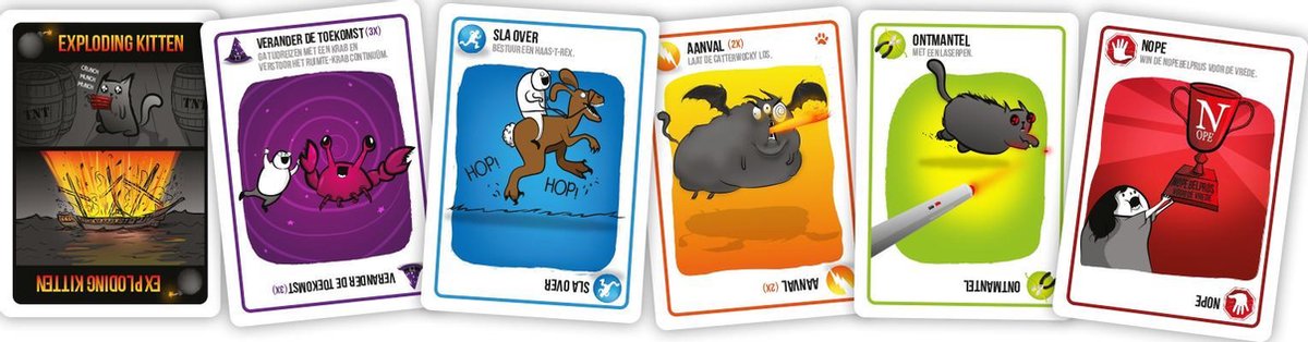 Asmodee Exploding Kittens Party Pack NL- Kaartspel