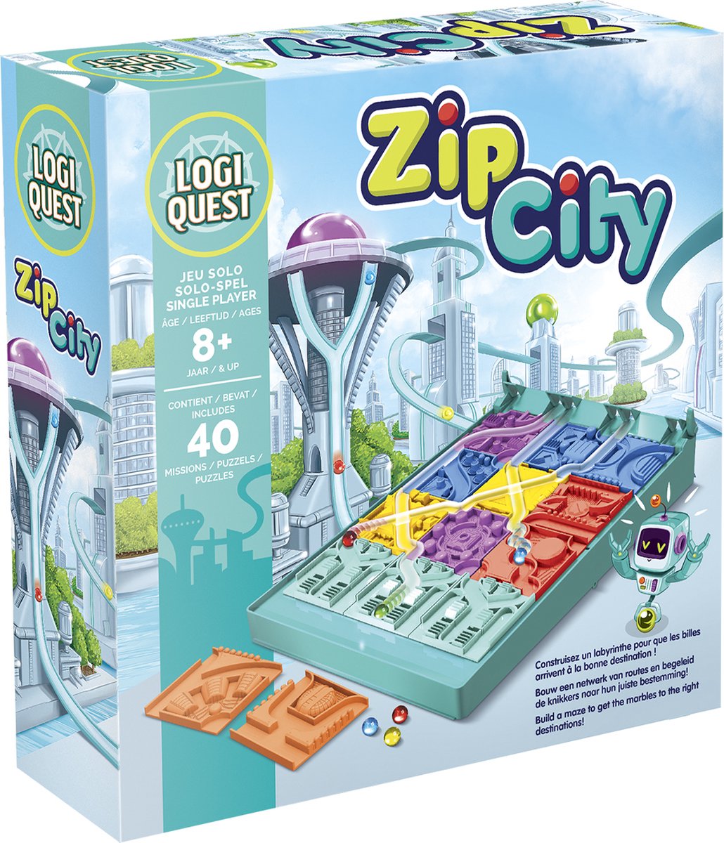 Asmodee Spel Logiquest Zip City