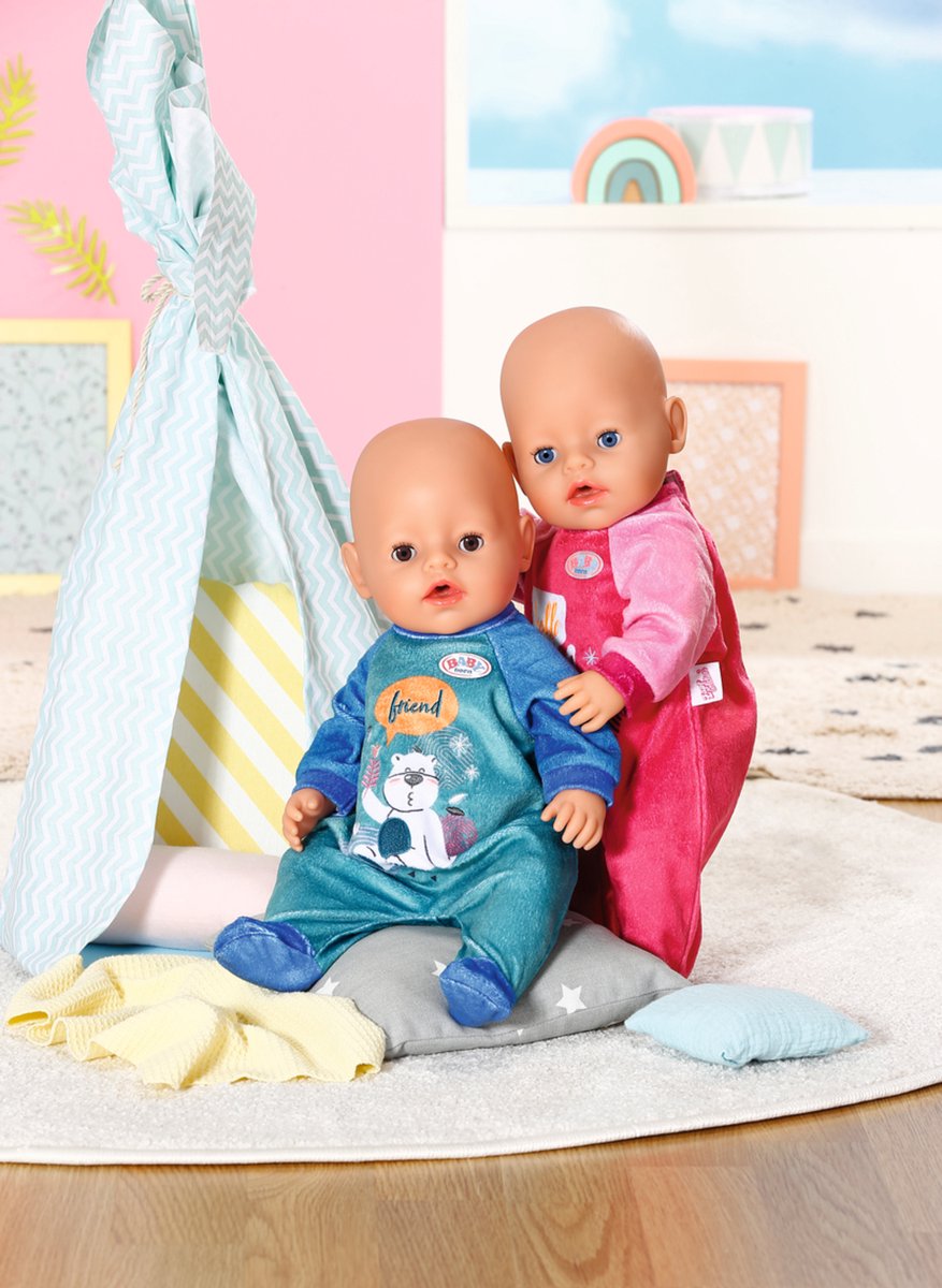 Zapf Baby Born Romper Pink 43 Cm - Roze