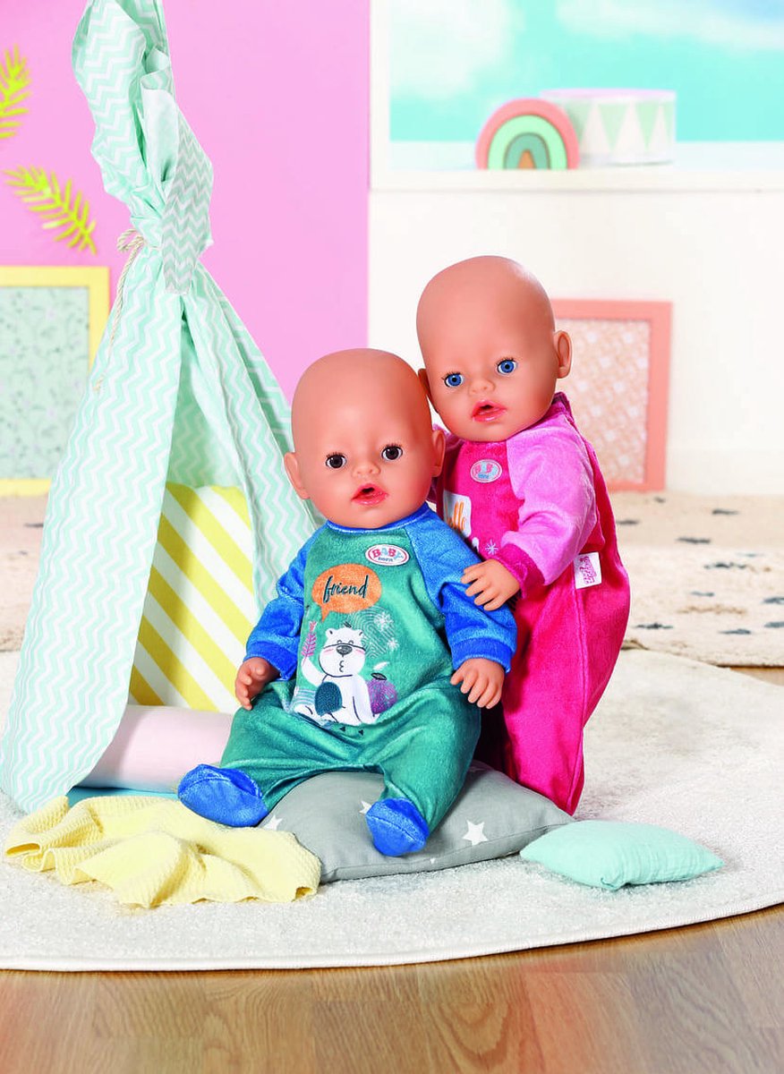 Zapf Baby Born Romper Pink 43 Cm - Roze