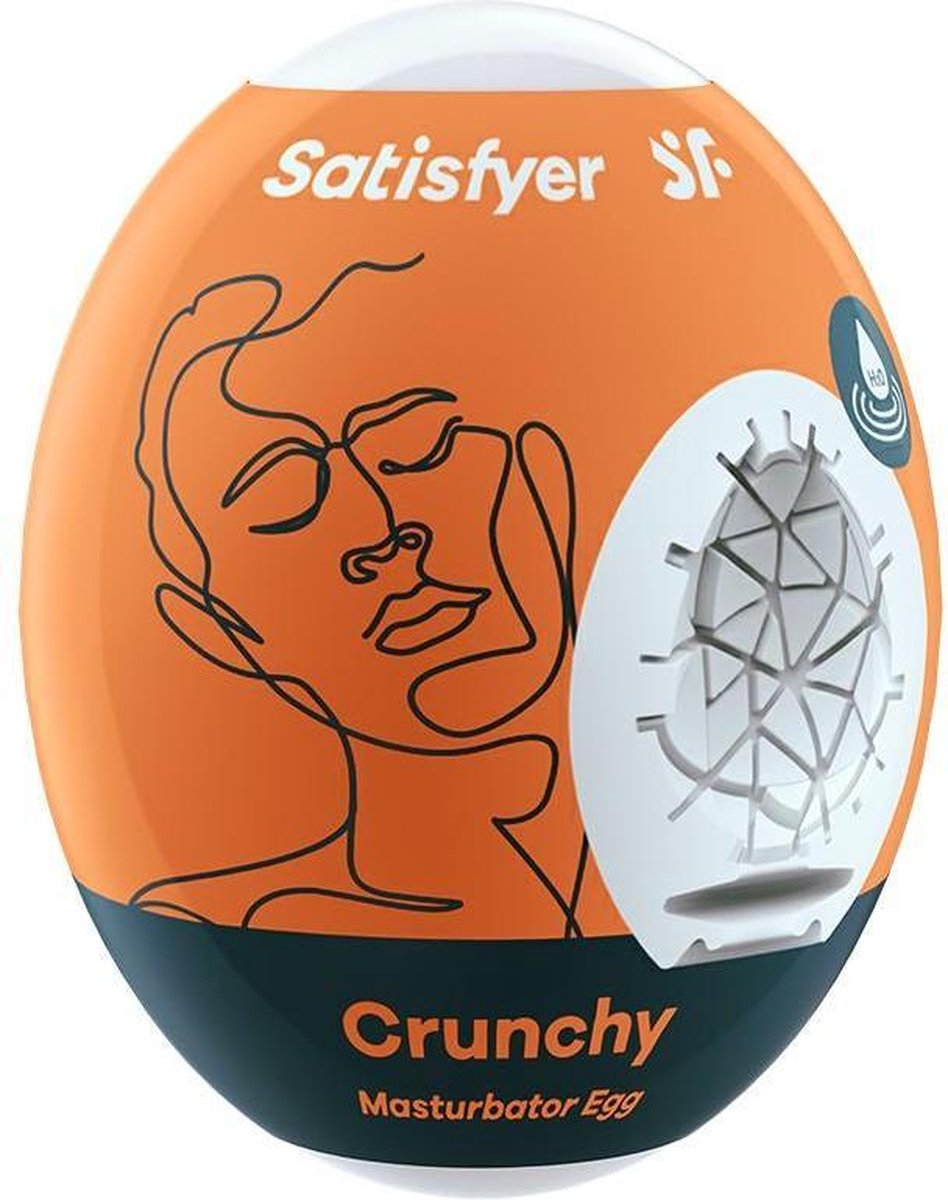 SATISFYER masturbatie-ei Crunchy