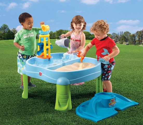 Step2 Splash & Scoop Bay Zand- En Watertafel - Blauw