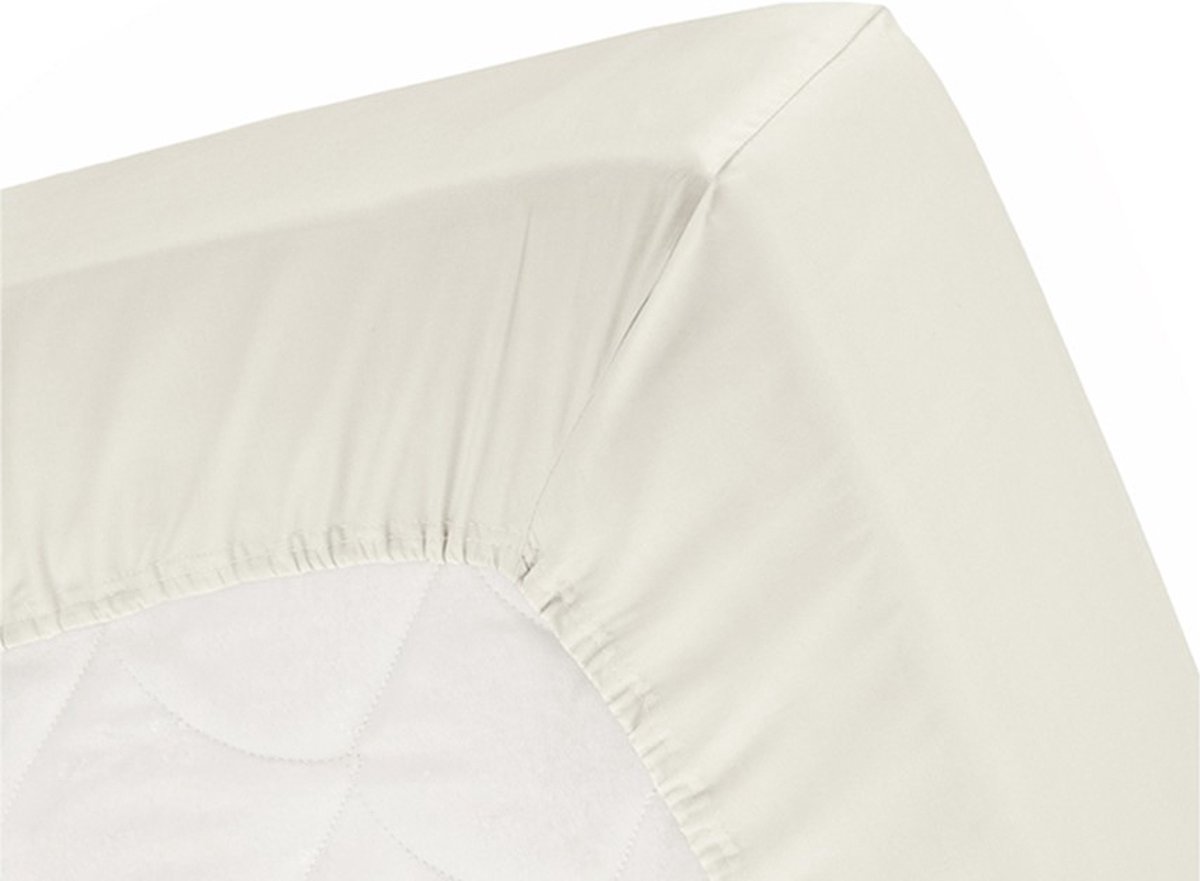 Damai Multiform Double Jersey Hoeslaken Cream-80/90 X 210/220 Cm - Beige