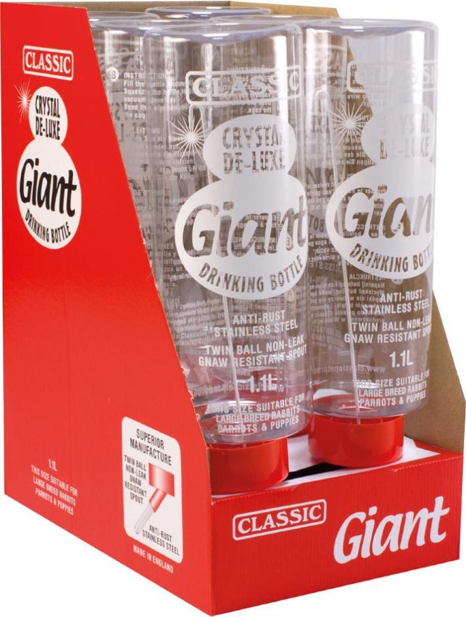 Classic Drinkfles Konijn Plastic - Waterfontein - 1 l