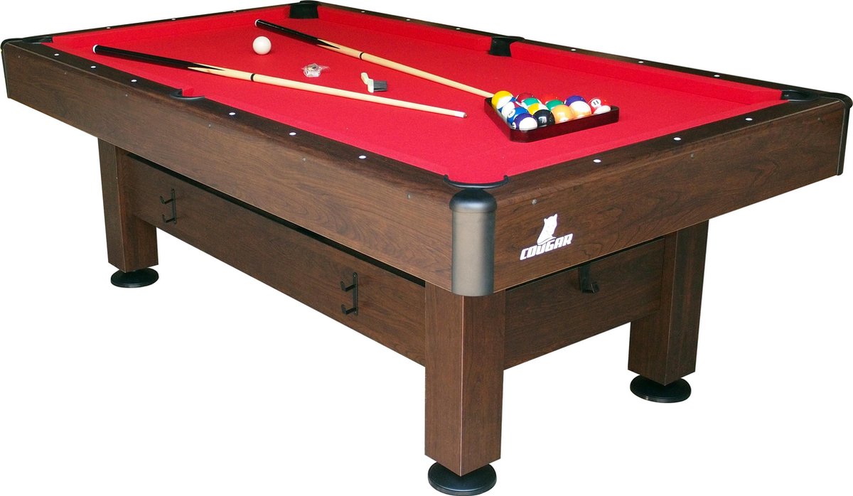 Cougar Saphir Pooltafel - Bruin