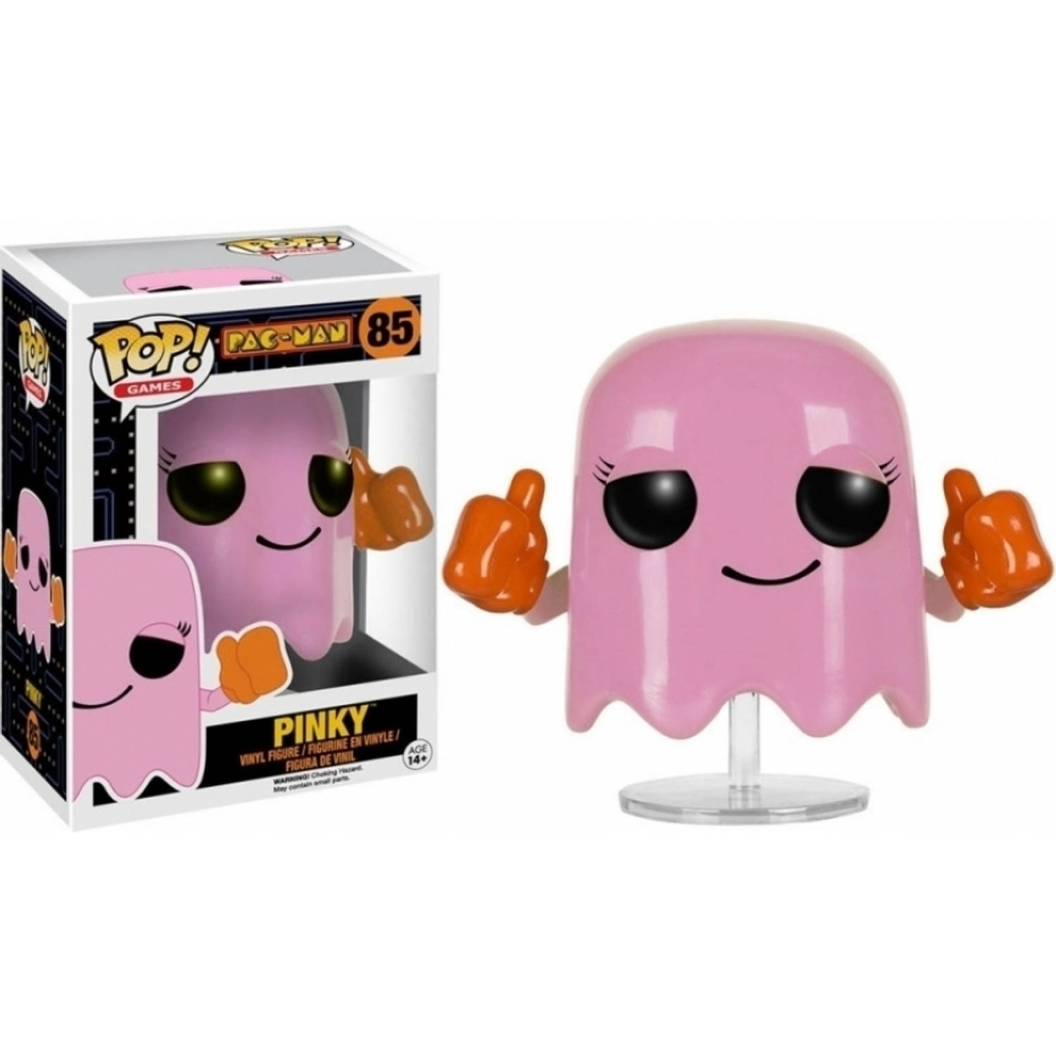 Pop! Pac-man Pop Vinyl Figure: Pinky - Roze