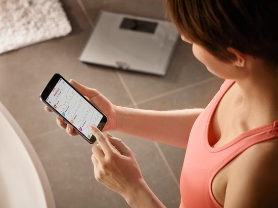 Soehnle Shape Sense Connect 200 Lichaamsanalyse Weegschaal - Grijs